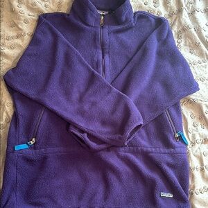 Patagonia Deep Purple Fleece Pullover